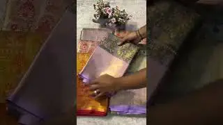 Kanchipuram silk sarees with unique colour combination all over weaving contrast border