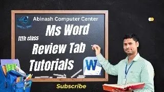 MS Word Review Tab Explained in Hindi | Beginners to Advanced | 11th Class MS Word Learning