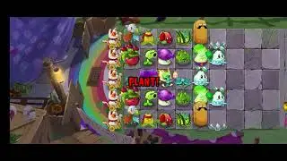 Misi nya di suruh pake 1750 matahari , terpaksa pake strategi puff shroom ; NEW MAP L.R.M LVL 15-18 