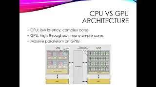 CUDA And GPU In Parallel Computing