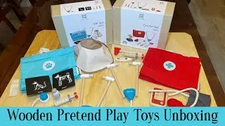 Wooden Toy Unboxing - Plan Toys Doctor and Very Set