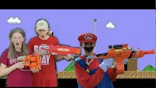 Super Mario Nerf Battle