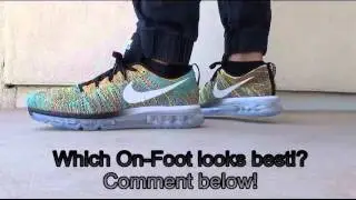LUCKIEST NIKE OUTLET STORE PICK UP! FLYKNIT MAX 'MULTICOLOR' CLOSE UP LOOK + ON FOOT