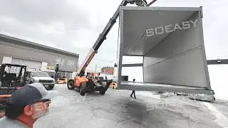 SOEASY Folding Container House support Hong Kong to fight COVID.