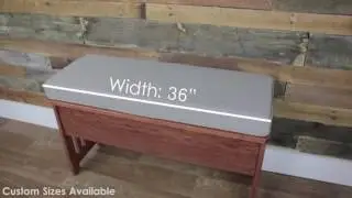 Upholstered Bench Cushion