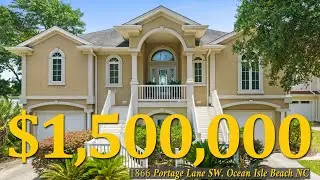 $1.5M Luxurious Waterfront Home | Ocean Isle Beach NC | Jan Roggeman