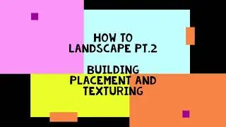 Fs19 How To Landscape 🚧 Pt.2  