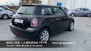 Mini One 3 porte 1.4 benzina 75 cv 2009 www.gruppoasc.it Adatta alla guida di neo patentati