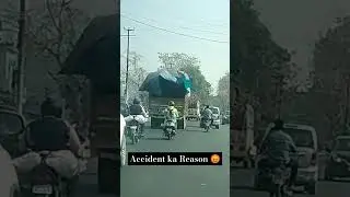 Reason for Accident 😡😡 #car #accident #fortuner #truck #safety #trending #shorts