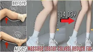 Лучшие упражнения для икр | Массаж для сжигания жира на больших икрах | Стройные икры за 10 дней