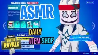 ASMR Fortnite NEW Melloverse Bundle Skins! Daily Item Shop 🎮🎧 Relaxing Whispering 😴💤