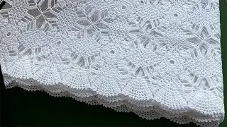 Complete Tutorial Crochet Motif And Border Crochet For This Motif 🧶 How to Crochet Border and Edging