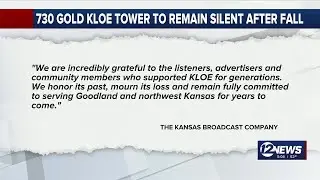 Goodland's 730 Gold KLOE radio station to remain silent after tower falls from wind