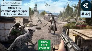 Unity3d Scope Controller | Sniper Game | FPS Zombie Apocalypse Survival Game Development Tutorial