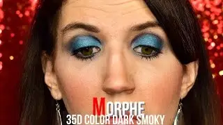 Light Blue Shimmer Morphe 35D Color Dark Smoky Palette and The Little Palette Coffe Toffe