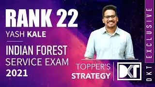 UPSC Indian Forest Service Exam 2021 | Strategy To Crack IFoS Exam | By Yash Kale, Rank 22  IFS Exam