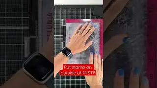 Slimline Cards with a  MISTI stamp platform #shorts #cardmaking #crafts #stamping #slimlinecards