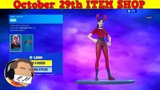 Fortnite Item Shop (October 29th) | *NEW* HAZE SKIN + RARE EMOTE IS BACK!