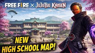 FREE FIRE &times; JUJUTSU KAISEN 😱 | New High School Map 🔥 Obito Entry?! | FF New Update