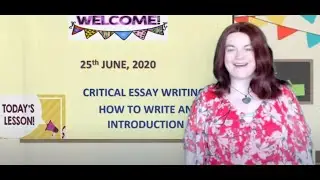 Critical Essay Writing: How to Write an Introduction (National 5 & Higher English)
