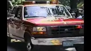 FRANKLIN MA FIRE APPARATUS PARADE   July 4, 1995