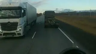 Гоним зверя ставить на учёт!) #dongfeng #automobile #дальнобой #trucking #топ #трасса