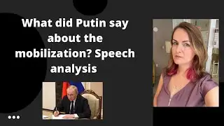 Putin's Address to Russia: Speech Analysis