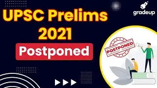 🔴UPSC Prelims 2021 Postponed || Gradeup