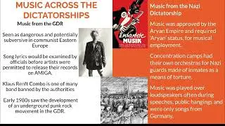 German Dictatorship (Music Through the Dictatorships)