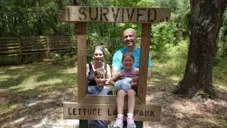 Kids and Grandkids time at Lettuce Lake Park with Pam, Dave, Harry & Eva #lettucelakepark