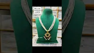 Elegant white beads chains for a graceful festive look.#WhiteBeads #BeadedJewellery #TraditionalLook