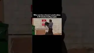 Lost $100K in 10 Minutes Trading Crypto | Bitcoin Crash Meme #shorts #crypto #bitcoin