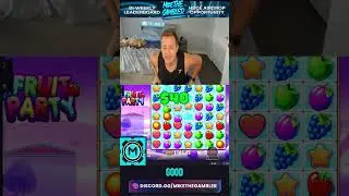 Turned $500 into $300 on Fruit Party Slot! #slot #onlinebetting #stake #onlinecasino