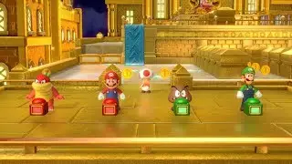 Super Mario Party Partner Party #652 Tantalizing Tower Toys Pom Pom & Mario vs Goomba & Luigi