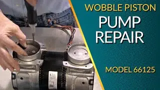 How To Rebuild Wobble Piston AC Vacuum Pump 66125