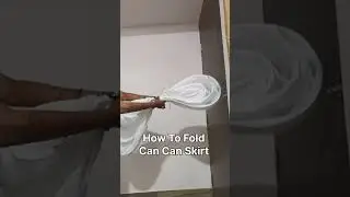 how to fold can can skirt #shorts #reels #trending #viralvideo