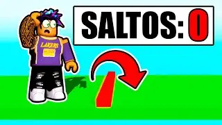 ROBLOX OBBY pero TIENES SALTOS LIMITADOS!!
