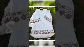 Very Creative & Unique Kurta'z Designs with hand block printing and lace design