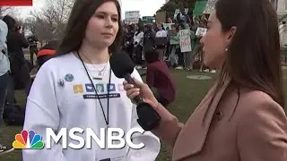 Students Stage Walkouts Demanding Action Against Climate Change | Hallie Jackson | MSNBC