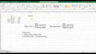 Production scheduling calculation