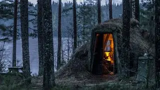 Bushcraft Cabin Life &ndash; Fixing the Boat & Building a Dock | No Talking | ASMR