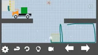 Brain it on the truck water level 3, 5 star walkthrough