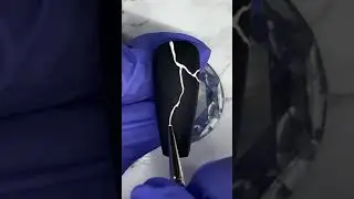 Lightning Nailart tutorial #shorts