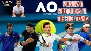 🎾Australian Open 2022 Preview & Predictions FT. @theslicetennis | Djokovic 10th Title Or Medvedev?