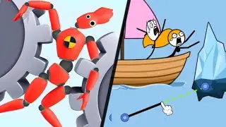 For you Gameplay PUPPET BONE SMASHING vs ESCAPE ROPE, Level Up Android Gameplay,Part#204.