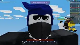 Winning Roblox Bedwars...