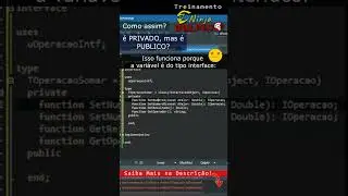 Com Interface sempre é PUBLIC❓😱🚀