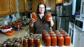Canning up TONS of Tomatoes