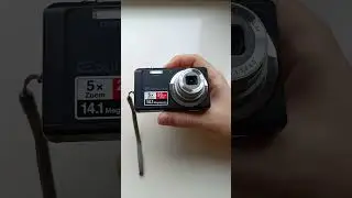 🎯Minimal black sniper - Casio Exilim EX-ZS5 digital camera #Y2K #Nostalgia #2000s #Digicam #Shorts