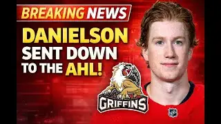 BREAKING NEWS: Nate Danielson Sent to the AHL | Red Wings Update